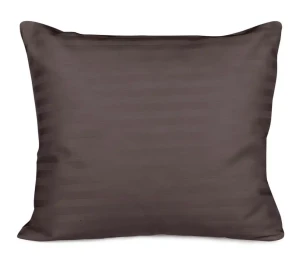 Darymex Poszewka Satyna Bawełna Cizgili Brown 50x60