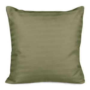 Darymex Poszewka Satyna Bawełna Cizgili Olive Green 40x40