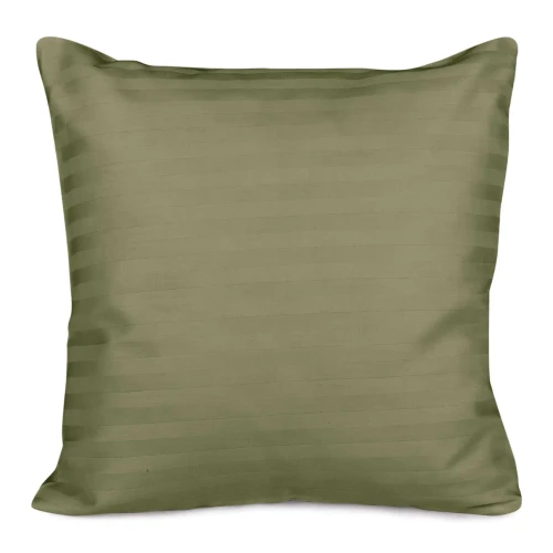Darymex Poszewka Satyna Bawełna Cizgili Olive Green 40x40.webp
