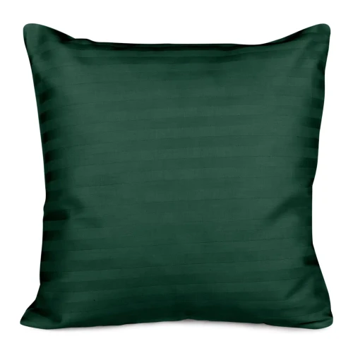 Darymex Poszewka Satyna Bawełna Cizgili Dark Green 40x40.webp