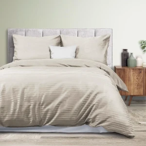 Darymex Pościel Satyna Bawełniana Cizgili Cream EXCLUSIVE 200x220