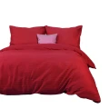 Darymex Pościel Satyna Bawełniana Cizgili Red EXCLUSIVE (2).webp