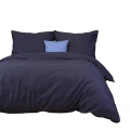 Darymex Pościel Satyna Bawełniana Cizgili Navy Blue EXCLUSIVE (2).webp