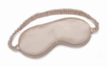 KLARA Jedwabna Opaska Na Oczy Beżowa 1