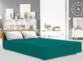 Darymex Prześcieradło Jersey Elastan Z Gumką ZIELONE (1).webp