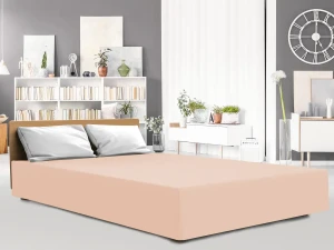 Darymex Prześcieradło Jersey Elastan Z Gumką Różowe 200x220x30