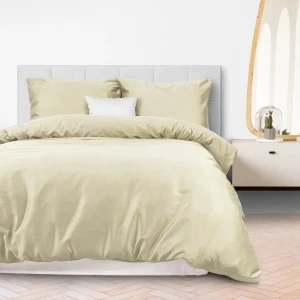 Darymex Pościel Satyna Bawełniana KREMOWA 160X200