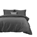 Darymex Pościel Satyna Bawełniana CIEMNO SZARA (2).webp