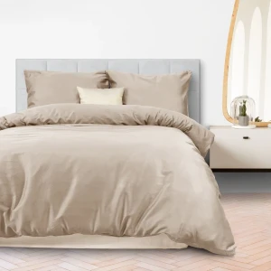 Darymex Pościel Satyna Bawełniana BEŻOWA 140X200