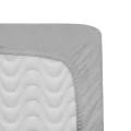 Darymex Prześcieradło Satynowe Z Gumką Szare (2).webp