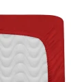 Darymex Prześcieradło Satynowe Z Gumką Czerwone (2).webp