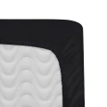 Darymex Prześcieradło Satynowe Z Gumką Czarne (2).webp