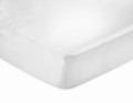 KLARA Prześcieradło Jedwabne Z Gumką 200x220 Białe