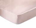 KLARA Prześcieradło Jedwabne Z Gumką 200x220 Różowe