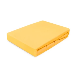 Darymex Prześcieradło Jersey Z Gumką Żółte 140x200