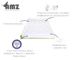 AMZ BAMBOO poduszka pikowana antyalergiczna i antybakteryjna