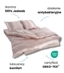 KLARA Pościel Jedwabna 140x200 Różowa 5