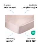 KLARA Prześcieradło Jedwabne Z Gumką 200x220 Różowe 5