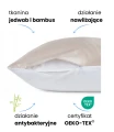 KLARA Poszewka Jedwabna 50x70 Beżowa Z Bambusem 5