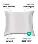 7 (1).KLARA Poszewka Jedwabna 70x80 Biała 7