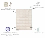 AMZ ORGANIC COTTON kołdra całoroczna puch