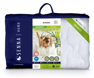 Inter Widex Kołdra BAMBOO Biała Letnia 200x220 900g