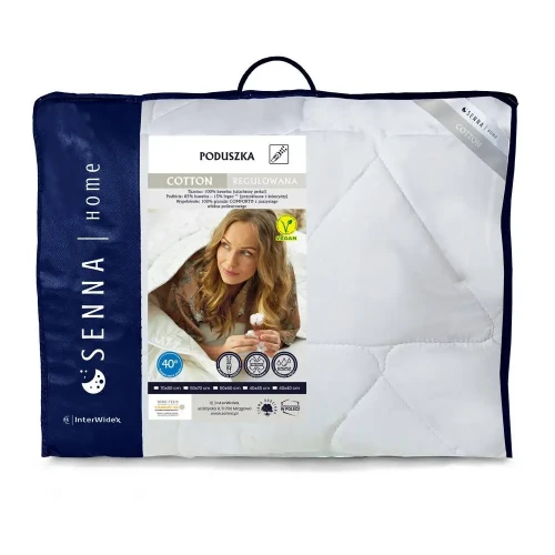 INTER WIDEX Poduszka COTTON Biała