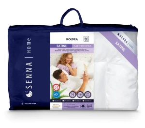 INTER WIDEX Kołdra SATINE Biała 155x200 1.100g